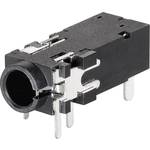 Jack konektor 3.5 mm zásuvka, vestavná horizontální TRU COMPONENTS 4, 1 ks