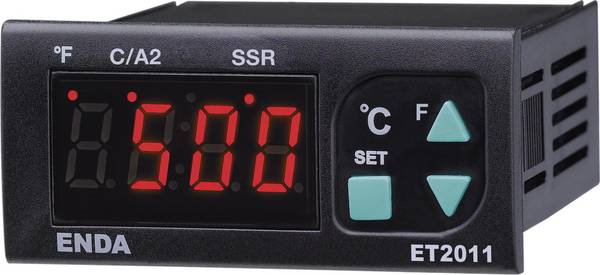 Enda ET2011-T-230 PID termostat J , K, T , S , R 0 do +1700 °C relé 8 A, SSR (d x š x v) 71 x 77 x 35 mm