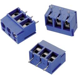 Skrutkovacia svorka Würth Elektronik WR-TBL 101 691101710003, 2.08 mm², Počet pinov 3, modrá, 1 ks