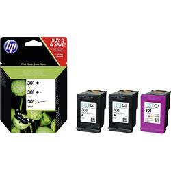 HP Inkoustová kazeta 301 originál černá, azurová, purppurová, žlutá E5Y87EE