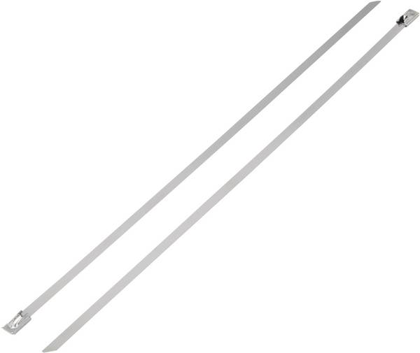 TRU COMPONENTS 1592753, TC-BST-300L203, stahovací pásky, 7.90 mm, 300 mm, stříbrná, 1 ks