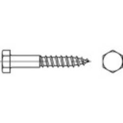 Vruty se šestihrannou hlavou Toolcraft, vnější šestihran, DIN 571, 5 x 30 mm, gal. Zn, 100 ks