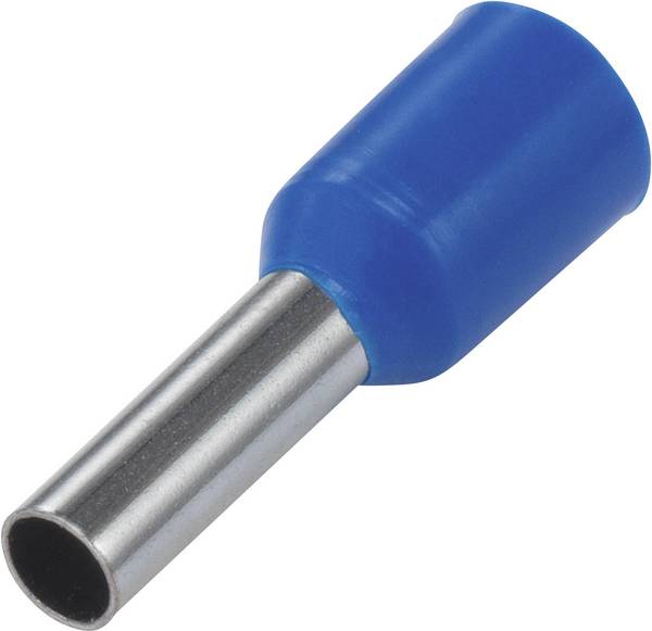 TRU COMPONENTS 1091271 dutinka 2.5 mm² částečná izolace modrá 100 ks