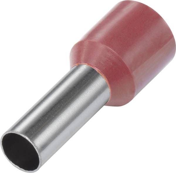 TRU COMPONENTS 1572425 dutinka 10 mm² částečná izolace červená 100 ks
