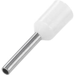 Dutinka Vogt Verbindungstechnik 460208, 0.75 mm², 8 mm, čiastočne izolované, biela, 100 ks