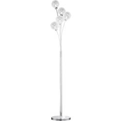 Stojací lampa halogenová žárovka G9 165 W WOFI ARC 3306.05.01.0000 chrom