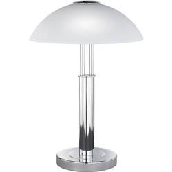 Stolní lampa halogenová žárovka, úsporná žárovka E14 80 W WOFI Prescot 8747.02.01.0000 chrom