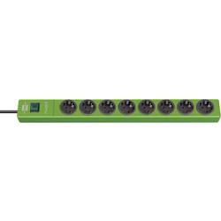 Zásuvková lišta s vypínačem Brennenstuhl hugo! Steckdosenleiste 57 cm grün 1150610198, počet zásuvek 8, 2.00 m, zelená