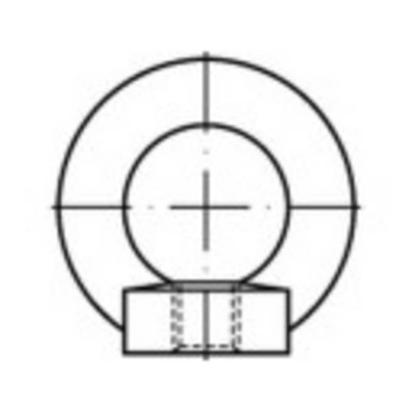 TOOLCRAFT  109394 závěsná oka M10   DIN 582   ocel  25 ks