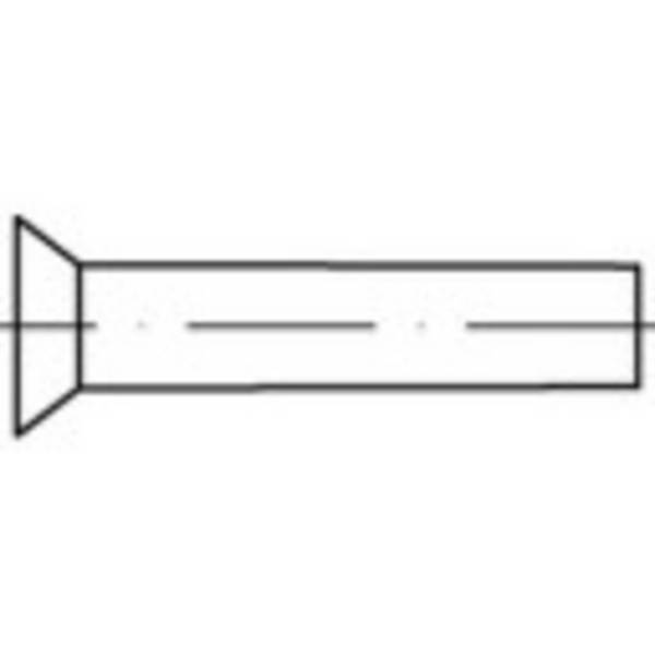 TOOLCRAFT 1061651 zápustný nýt (Ø x d) 3 mm x 10 mm nerezová ocel 200 ks