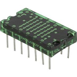 Bodový displej Lite-On, zelená, 7.62 mm, 2.1 V, počet číslic: 1