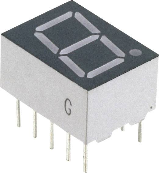 Lite-On 7segmentový displej červená 10 mm 2.1 V Počet číslic: 1