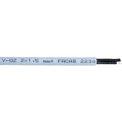 Riadiaci kábel Faber Kabel YSLY-OZ 030549, 5 x 0.75 mm², vonkajší Ø 7 mm, 500 V, metrový tovar, sivá