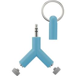 Y adaptér SpeaKa Professional, jack zástrčka 3,5 mm ⇔ 2x jack zásuvka 3,5 mm, černá