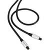 Digitálny audio kábel Toslink SpeaKa, 3 m, čierna