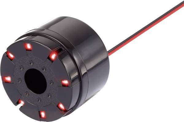 TRU COMPONENTS 1567766 piezo bzučák Hlučnost: 105 dB  Napětí: 12 V/DC střídavý tón 1 ks