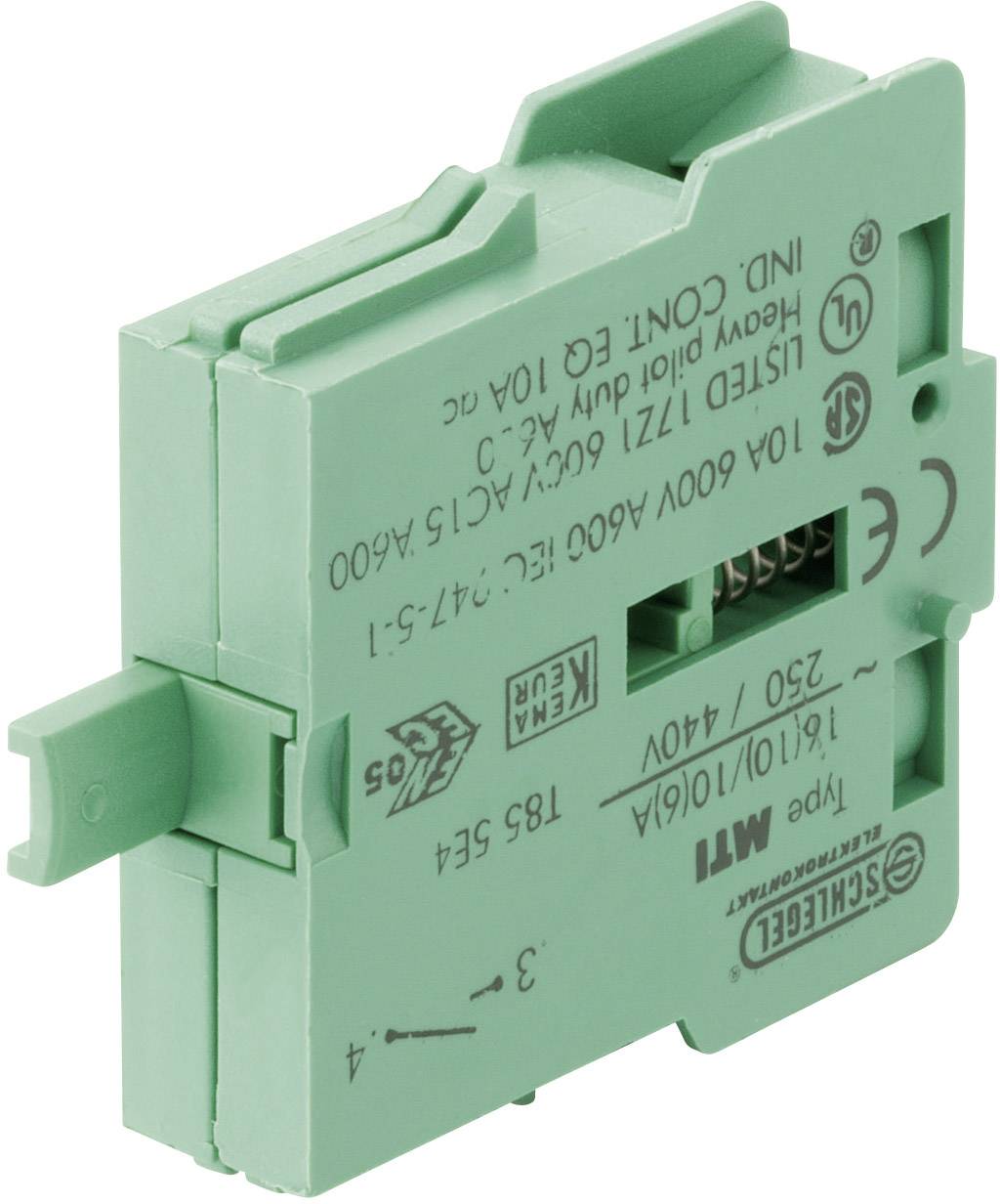 Zelené elektrické spínací zařízení s popiskami a symboly na povrchu, navržené pro průmyslové aplikace.
