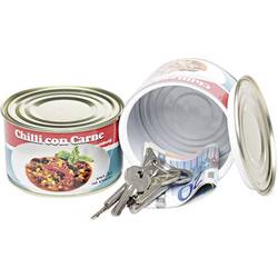 Falešná plechovka Chilli Con Carne k uschování cenností