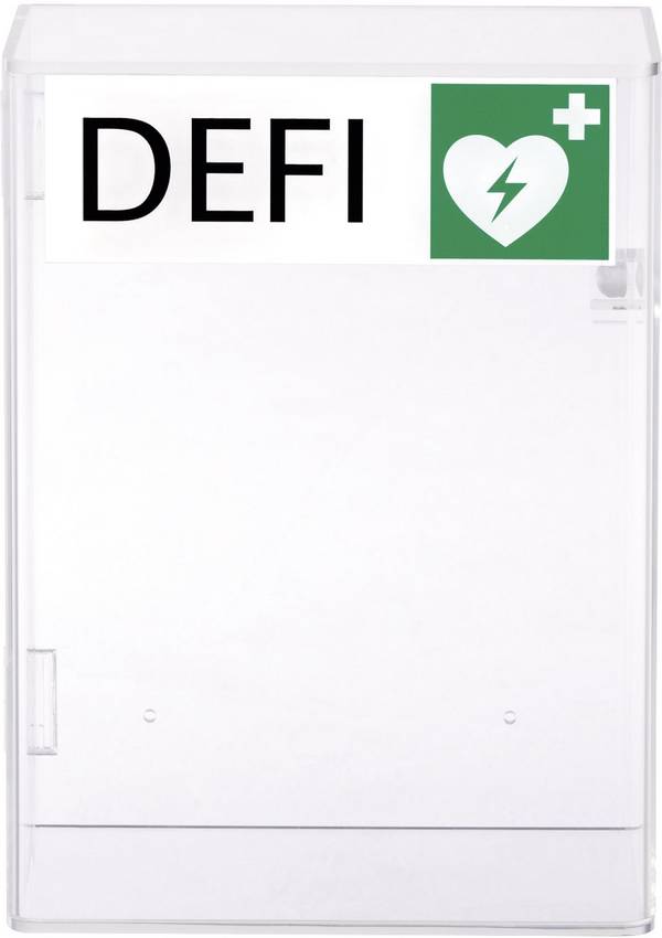 MEDX5 AED-AI-PLX nástěnná schránka pro defibrilátory DEFI vnitřní  transparentní plexisklo