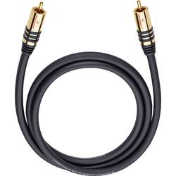Cinch audio prepojovací kábel Oehlbach 21538, 8.00 m, čierna