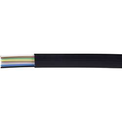 Telefonní kabel LiYY, plochý, 8 x 0,14 mm², černá, 1 m