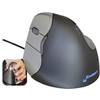 Optická ergonomická myš Evoluent Vertical Mouse 4 VM4L VM4L, ergonomická, sivá, strieborná