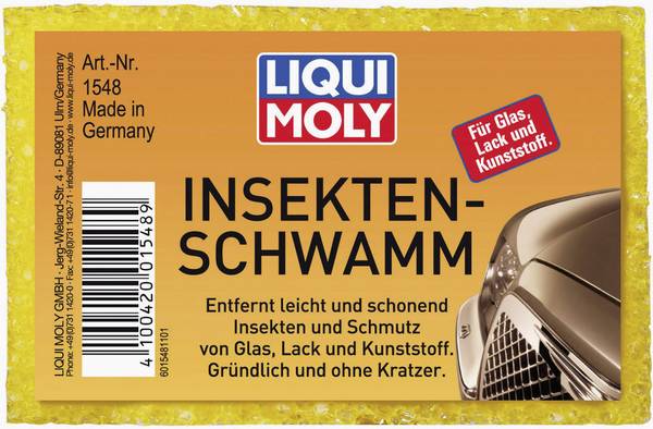 Liqui Moly 1548  Houba pro odstranění hmyzích těl  1 ks