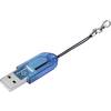 Externá čítačka pamäťových kariet Renkforce CR14e Mini, USB 2.0, modrá