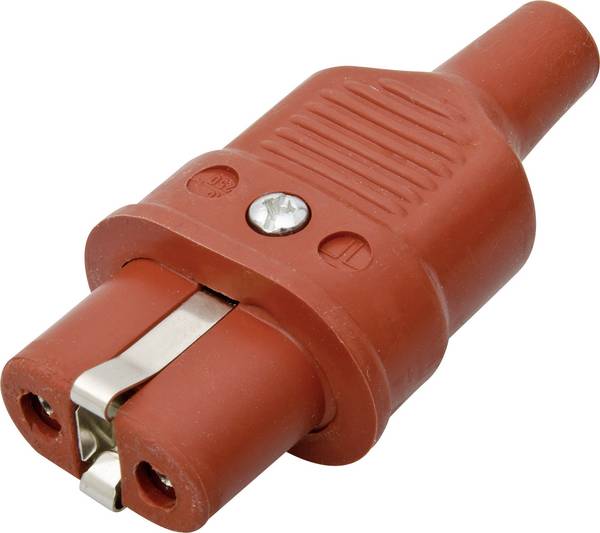 Kalthoff 344005 IEC konektor C15/C16 344 zástrčka, rovná Počet kontaktů: 2 + PE 16 A červená 1 ks
