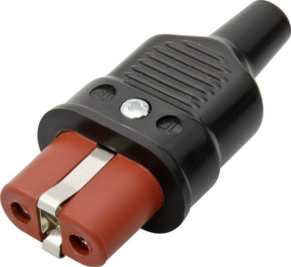 Kalthoff 344002 IEC konektor C15/C16 344 zástrčka, rovná Počet kontaktů: 2 + PE 16 A černá, červená 1 ks