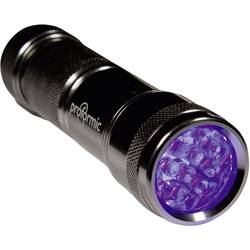 UV LED vreckové svietidlo (baterka) Proformic Super Nova 80216, na batérie, strieborná