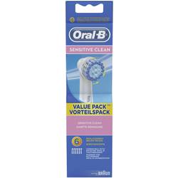 Náhradní hlavice pro elektrický zubní kartáček Oral-B Sensitive Clean, 6 ks