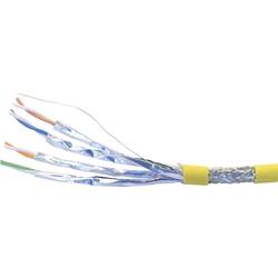Sieťový kábel ethernetový CAT 7 VOKA Kabelwerk X1200SC, S/FTP, 4 x 2 x 0.32 mm², žltá, metrový tovar