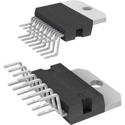 Dva černé elektronické komponenty se stříbrnými konektory, podobné mikrochipu, jsou zobrazeny jeden nad druhým.