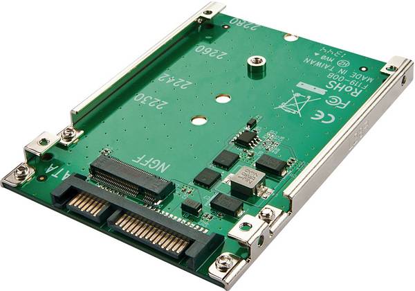 Renkforce  adaptér rozhraní [1x kombinovaná SATA zástrčka 15+7-pólová - 1x M.2 NGFF ]