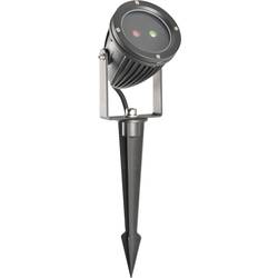 Laserový efekt Renkforce IP-001RGM, 100-240 V, 50 Hz, červená/zelená