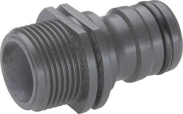 GARDENA 02821-20  plast přípojka  rychlospojka Profi System, 26,44 mm (3/4") vnější závit