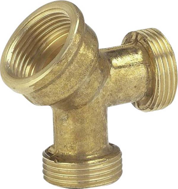 GARDENA 07155-20  mosaz 2cestný rozdělovač 24,2 mm (3/4") vnitřní závit, 26,44 mm (3/4") vnější závit, 26,44 mm (3/4") vnější závit