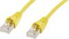 Telegärtner 100009366 RJ45 síťové kabely, propojovací kabely CAT 5e F/UTP 25.00 m žlutá samozhášecí, s ochranou 1 ks