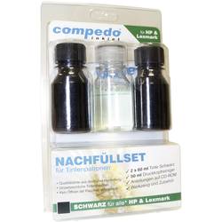Sada patronových náplní inkoustových compedo MREFILL01 Vhodný pro značky (tiskárny): HP, Lexmark černá Celkový obsah inkoustu: 120 ml