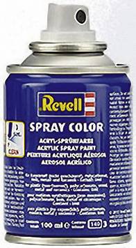 Modrý sprej s nápisem 'Revell Spray Color'. Vhodný pro rukodělné projekty a modelářství. Obsah 100 ml.