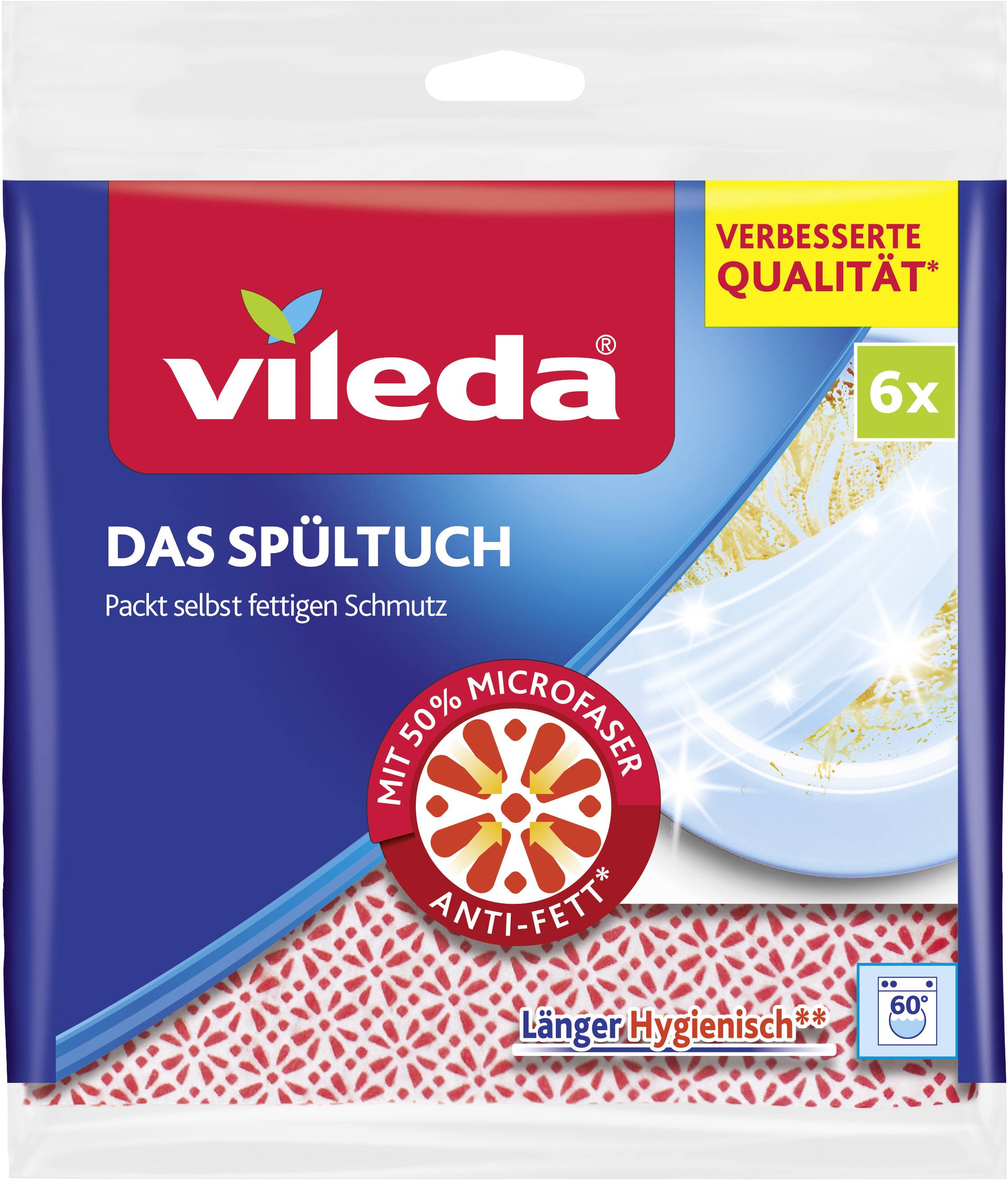 Balení 6 ks utěrek z mikrovlákna 30 % 116364-1