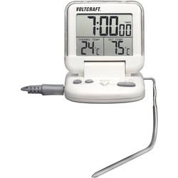 Vpichovací teploměr s časovačem Voltcraft DET-3T, 0 až +200 °C