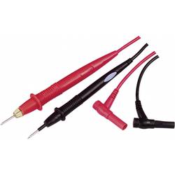 VOLTCRAFT TL-1 sada bezpečnostních měřicích kabelů [lamelová zástrčka 4 mm - zkušební hroty] 1.00 m, černá, červená, 1 sada