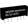 Relé s jazýčkovým kontaktem StandexMeder Electronics SIL12-1A72-71D, 3312100171, 1 spínací kontakt, 12 V/DC, 0.5 A, 10 W, SIL-4