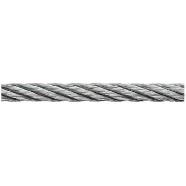 ocelové lano pozinkované (Ø x d) 5 mm x 150 m dörner + helmer 190055 šedá