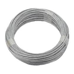 Oceľové lano dörner + helmer 190380, pozinkované, (Ø x d) 2 mm x 30 m, sivá