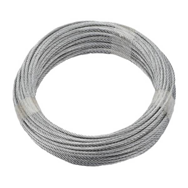 ocelové lano galvanizováno zinkem (Ø x d) 3 mm x 20 m dörner + helmer 190381 šedá