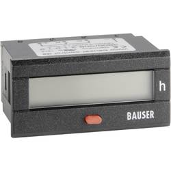 Počítadlo prevádzkových hodín Bauser 3800.2.1.0.1.2, 115 - 240 VAC, 45 x 22 mm, IP65