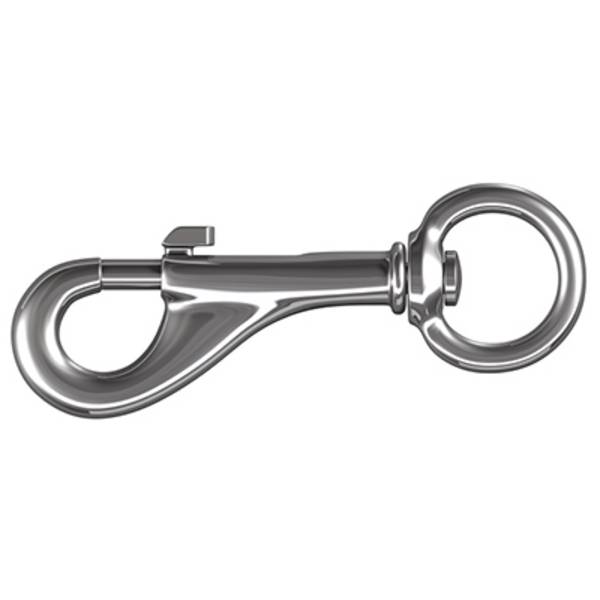 dörner + helmer 4815384 Poniklovaná karabina  90 mm x 20 mm  6 ks